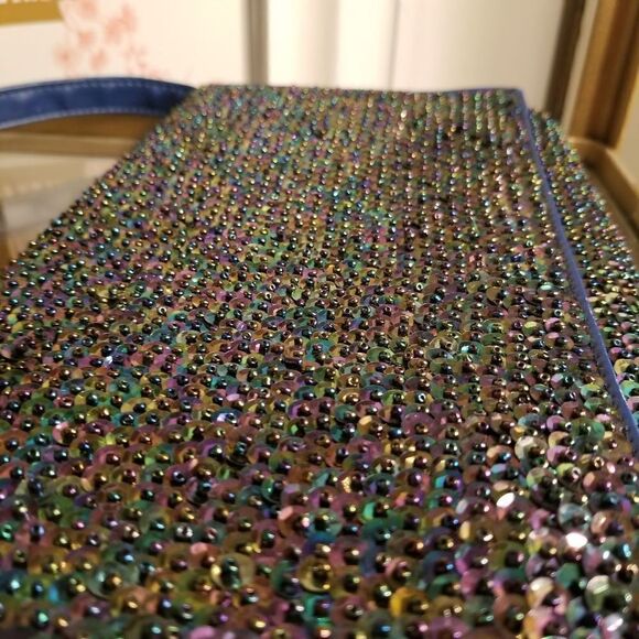 Cocue Royal Blue Sequin Bag Japanese - Picture 5 of 10